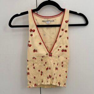 Kimchi Blue Verity V-Neck Cropped Tank Top